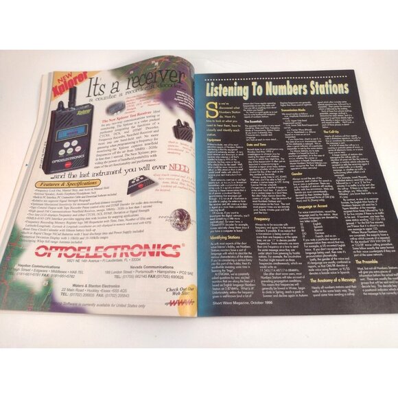 Short Wave Magazine Top Secret Stations Oct 1996 Amateur Radio Antenna Broadcast - Picture 6 of 10